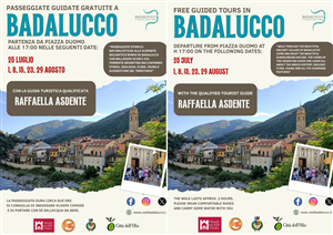 Passeggiate guidate gratuite a Badalucco